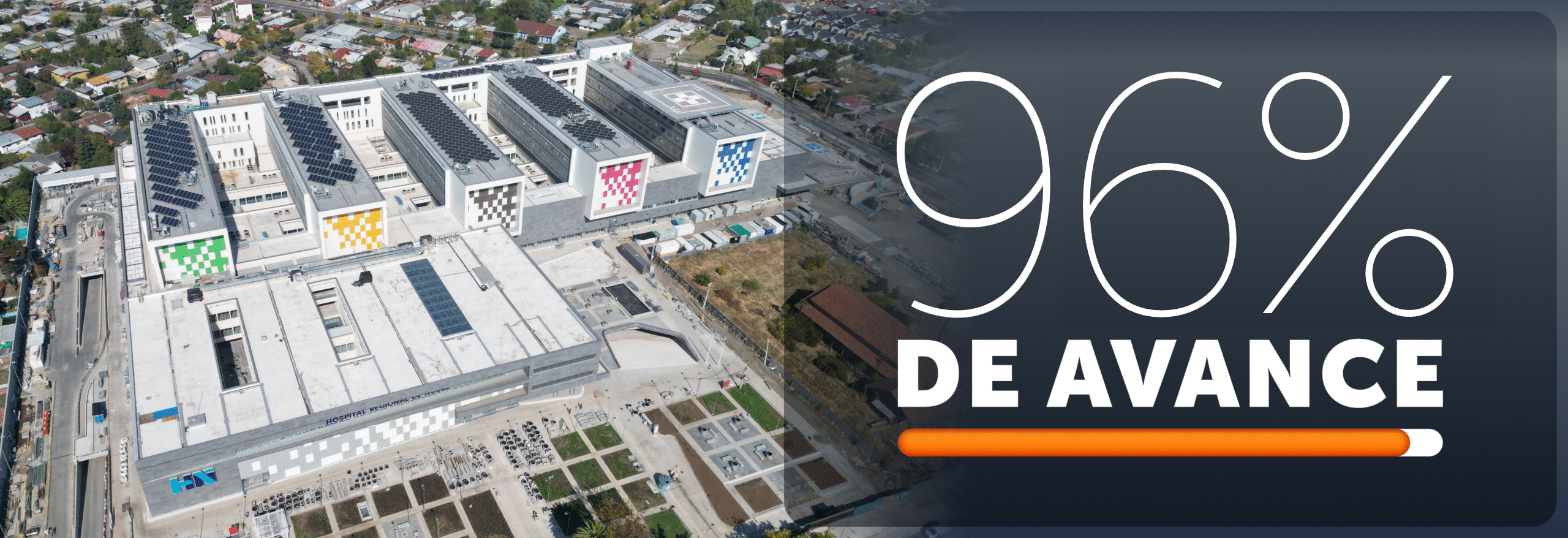 96% de avance